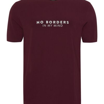 T-Shirt Mingus Borders - Merlot
