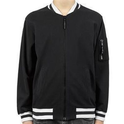 Herren-Sweat-Jacket-Toma - Schwarz