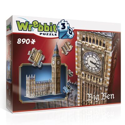 Big Ben & House of Parliament– Queen Elisabeth Tower, 3 D Puzzle