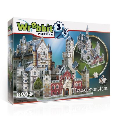 Neuschwanstein Castle, 3 D Puzzle