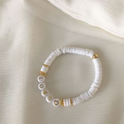 Heishi Love Bracelet