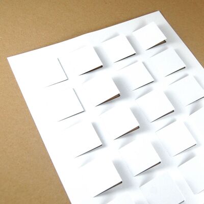 10 calendarios de adviento artesanales DIN A4, frentes (cartón reciclado)
