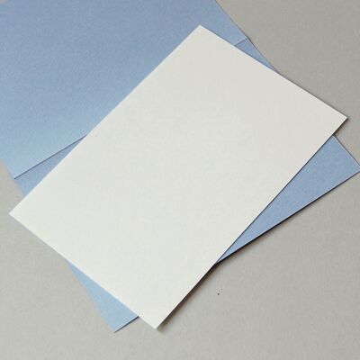 100 off-white insert sheets 10.1 x 14.5 cm (Munken Pure 90 g / sqm)