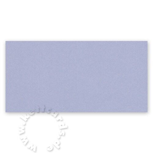 50 fliederblaue Einlegeblätter 20,8 x 10,3 cm