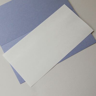 100 off-white, strong insert sheets 10.3 x 20.8 cm (Munken Pure 170 g / sqm)