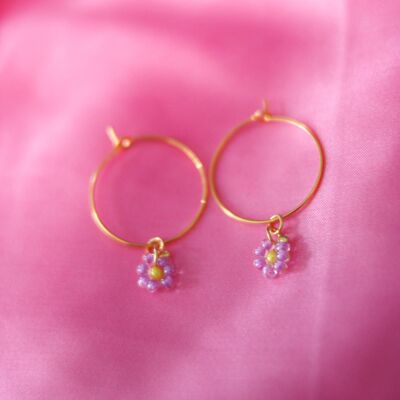 Rosa hoops earrings