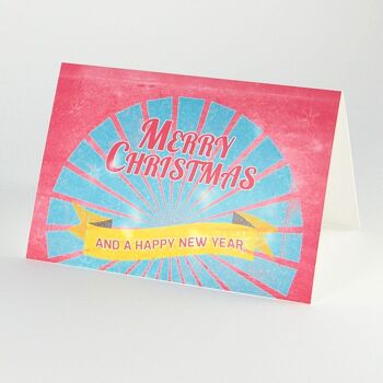 10 x vœux de fin d'année avec enveloppes : Joyeux Noël et bonne année 2