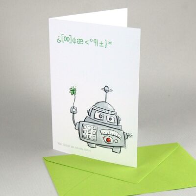 10 New Year's cards with envelopes and AI: Good luck in the new year!