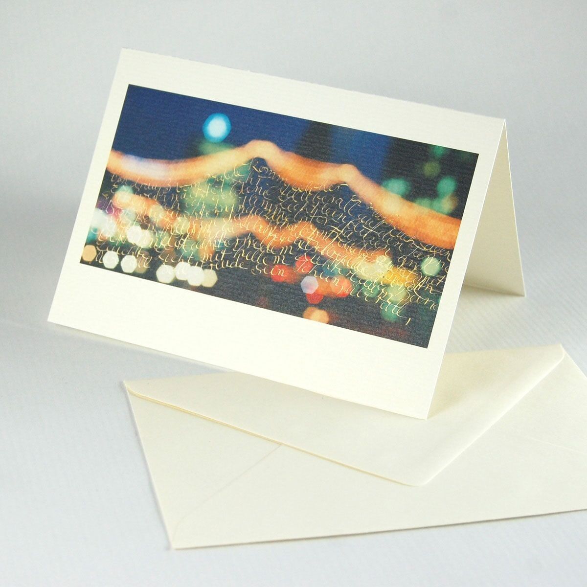 Set of 10 Christmas cards with envelope: Breitscheidplatz in Berlin