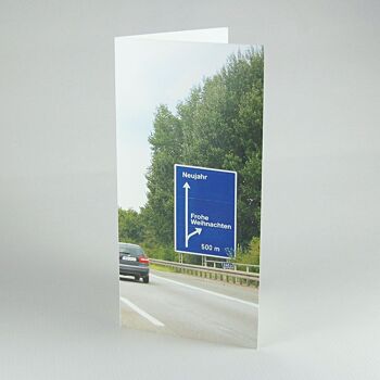 10 cartes de Noël avec enveloppes : prochaine sortie d'autoroute... 2