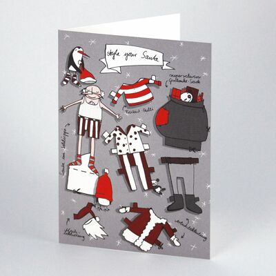 10 tarjetas navideñas: dale estilo a tu Papá Noel