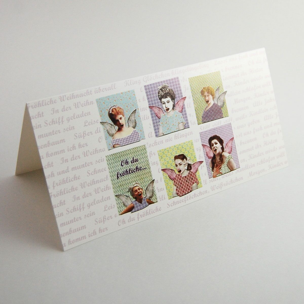 100 Weihnachtskarten ohne Kuverts: Oh du fröhliche ...