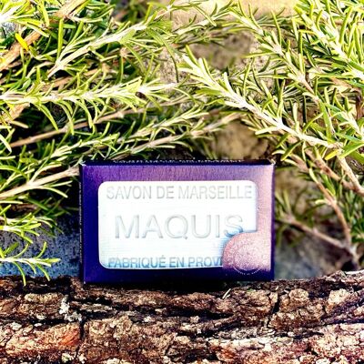 Soap 100g Maquis Corse perfume with olive oil and shea butter