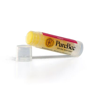 Cuidado de labios de frambuesa PureBee