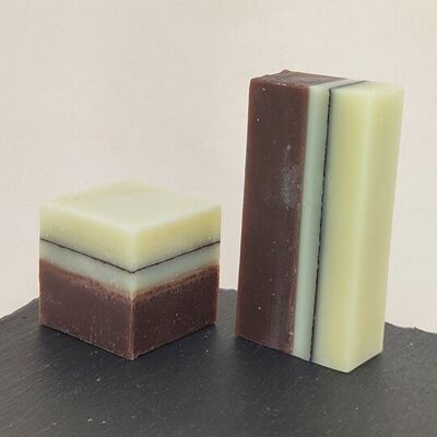 Jabón 100g MARRÓN CACAO - Con Manteca de Cacao