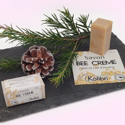 BEE CREAM Soap - Honey and Oat Milk - Guest size