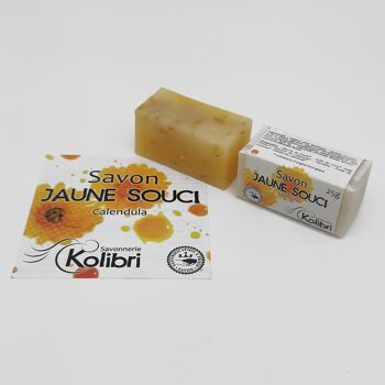 Savon JAUNE SOUCI - Calendula - Format invité 2