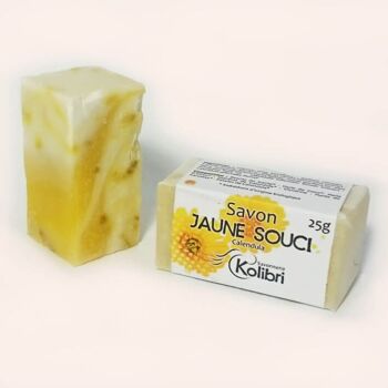 Savon JAUNE SOUCI - Calendula - Format invité 3