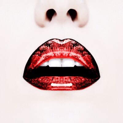 Sugar Lips - Fotografie op plexiglas - 120x120