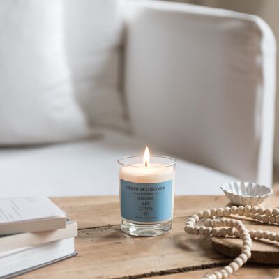 Glycine Scented Candle - Linen - Cotton