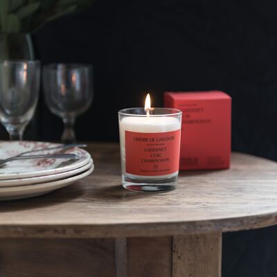 Cabernet Scented Candle - Leather - Mushroom