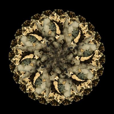 Diamond Mandala - Plexiglas schilderij - 60x60