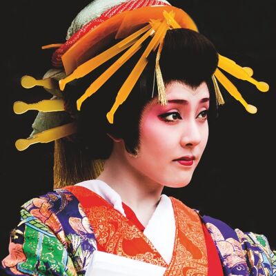 Geisha - Plexiglas schilderij - 80x120