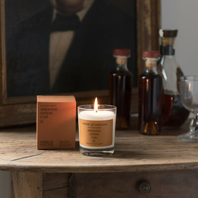 Vela Perfumada Armagnac-Azafrán-Cuero