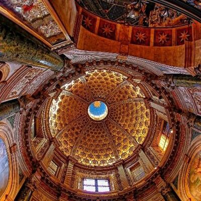 Italy ceiling  - Fotografie op plexiglas - 60x90
