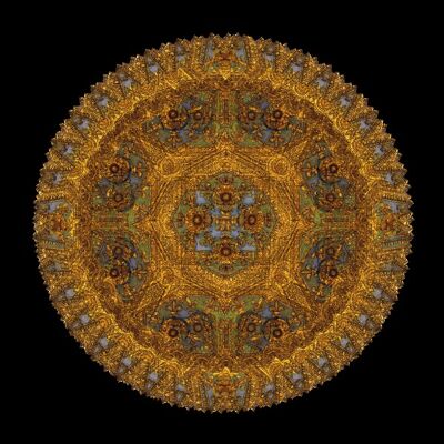 Versace Mandala - Plexiglas schilderij - 60x60