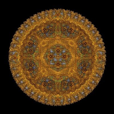 Versace Mandala - Plexiglas schilderij - 120x120