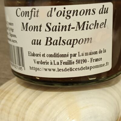 Confit d'oignons du Mont St-Michel au Balsapom
