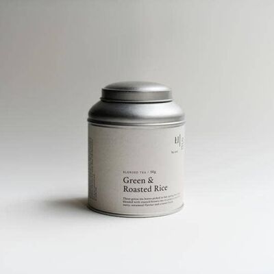 Green & Roasted Rice__Blended / 50g - tin