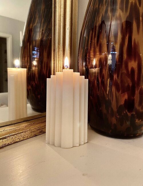 Pillar/Sculpture Candles - Art Deco Pillar
