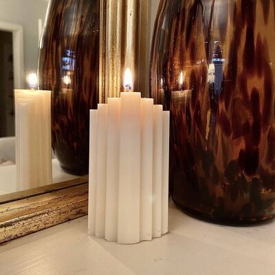 Pillar/Sculpture Candles - Art Deco Pillar