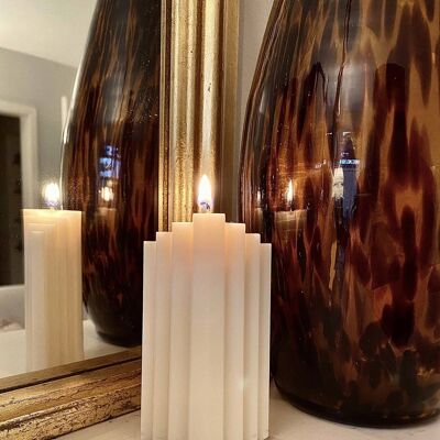 Pillar/Sculpture Candles - Art Deco Pillar