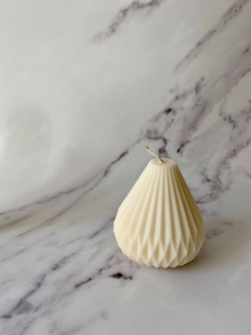 Decorative Pear Shaped Soy Candle
