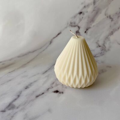 Decorative Pear Shaped Soy Candle