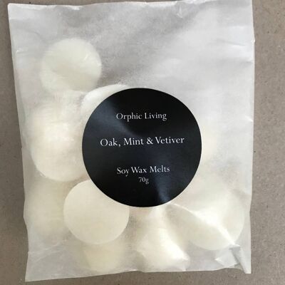 Oak, Mint & Vetiver - Wax Melts__70g