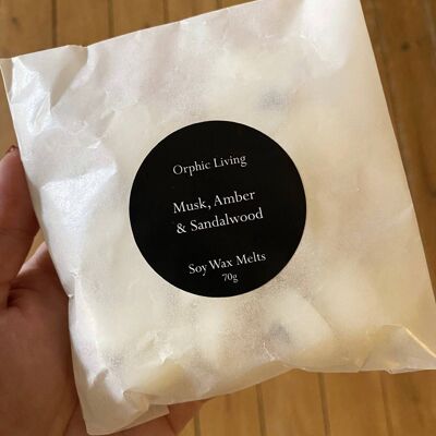 Musk, Amber & Sandalwood - Wax Melts__70g