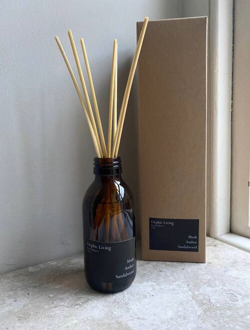 Musk, Amber & Sandalwood - Diffuser