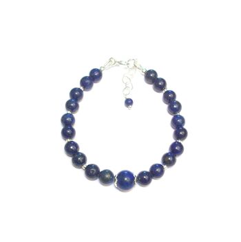 Bracelet Lapis-Lazuli Argent 925 1