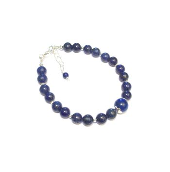 Bracelet Lapis-Lazuli Argent 925 2