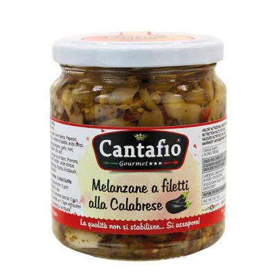 Filetti di melanzane calabresi sott'olio 280g. | Ideal come antipasto o come aperitivo calabrese