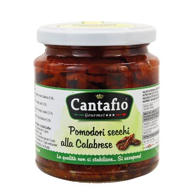 Pomodori secchi sott'olio 280g. | Ideale come antipasto o come aperitivo calabrese