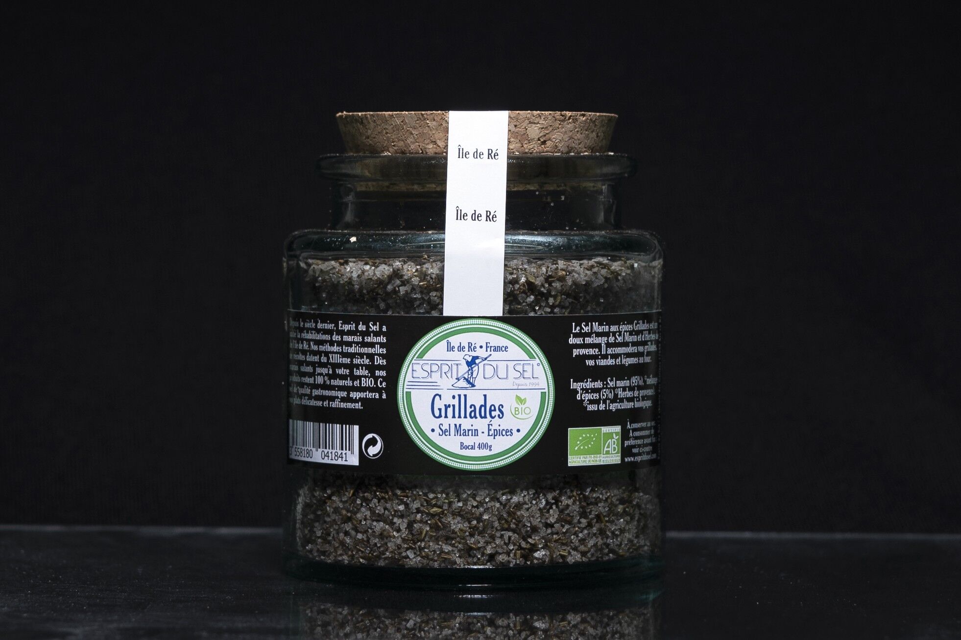 Gegrilltes Meersalz Glas 400g