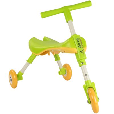 Airel Dreirad ohne Pedale von 1 bis 3 Jahren Größe: 35x56x41,5 cm Farbe Grün