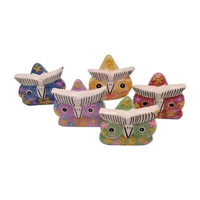 Vie Naturals Owl Carving, Set of 5
