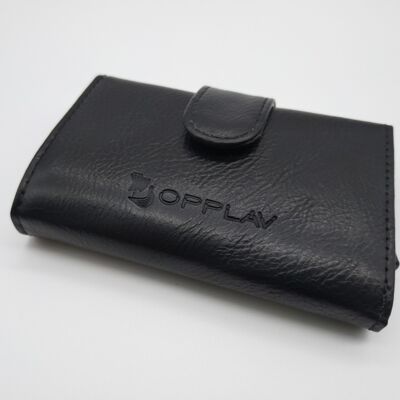 OPPLAV LOKI RFID PU Geldbörse. (SCHWARZ)