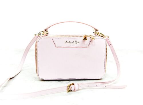 Large box grab / cross-body – Pink nappa